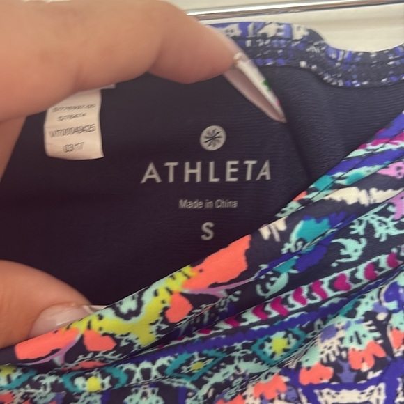 Athleta Blue Baja Paisley Swimsuit Set - Picture 12 of 14